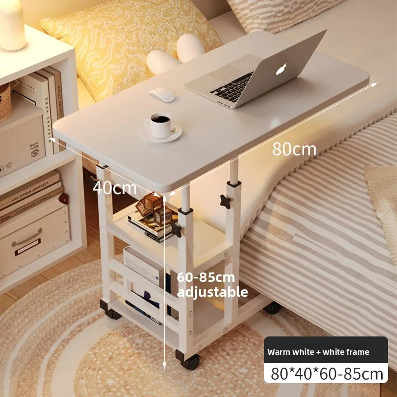 Mesa Auxiliar para Cama, Soporte para Portátil, Mesa de Noche, Accesorio de Oficina para Lectura, Tablero de Escritura, Escritorio para Computadora