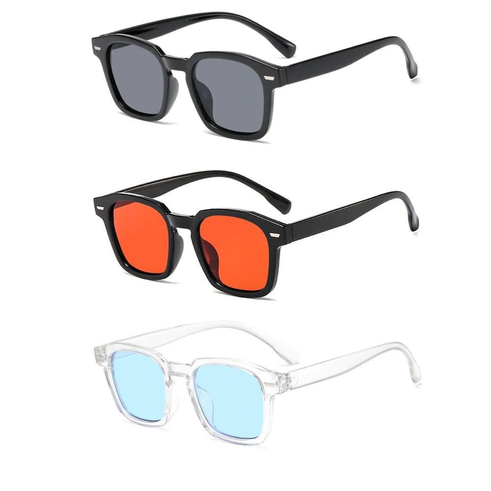 Gafas de sol cuadradas de la marca RMM, de alta calidad, con diseño de polígono, a la moda, para hombre, estilo hip hop, retro, para mujer