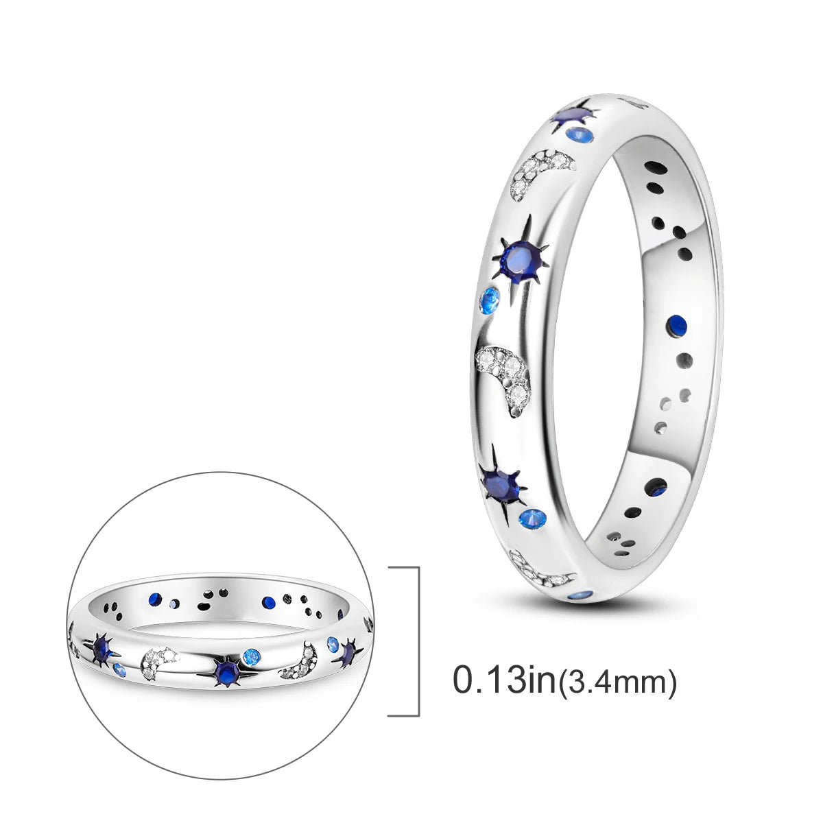 Anillo de plata 925 con diseño Original de luciérnaga y amor infinito, anillos de dedo de circón para mujer, regalo de joyería de boda de alta calidad