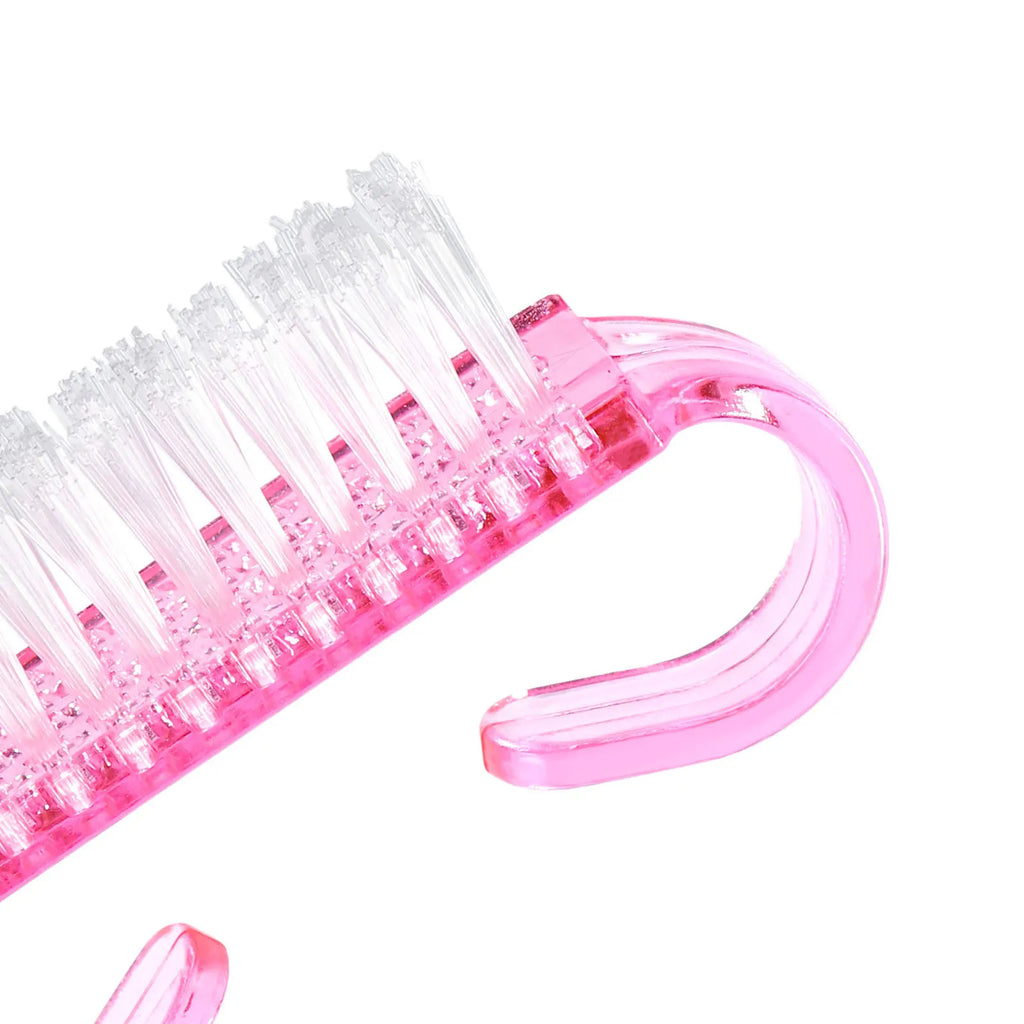 5/100 Uds. Cepillos de limpieza para uñas, herramientas para limpiar las uñas, cepillos limpiadores de polvo de plástico, herramientas para manicura y pedicura