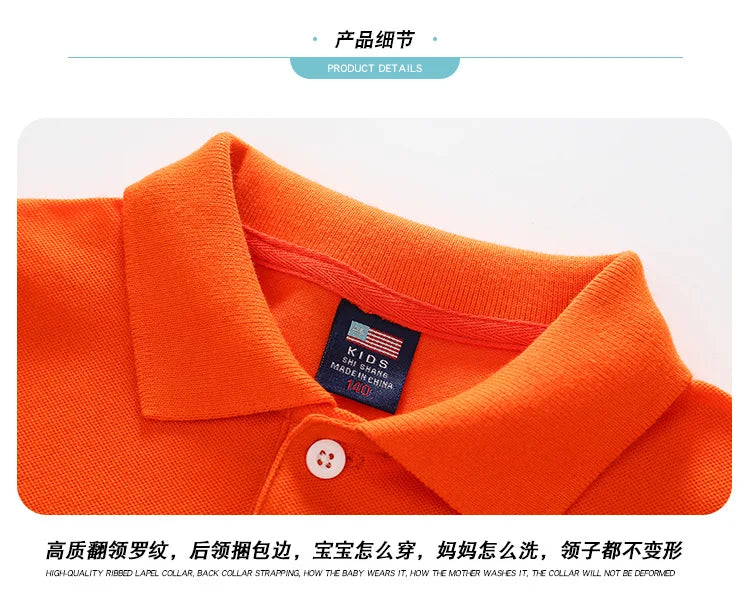 2025 nuevas camisas Polo para niños, camiseta de algodón para niños, ropa para niños, camisetas de manga corta para bebés, camisetas 1-8T