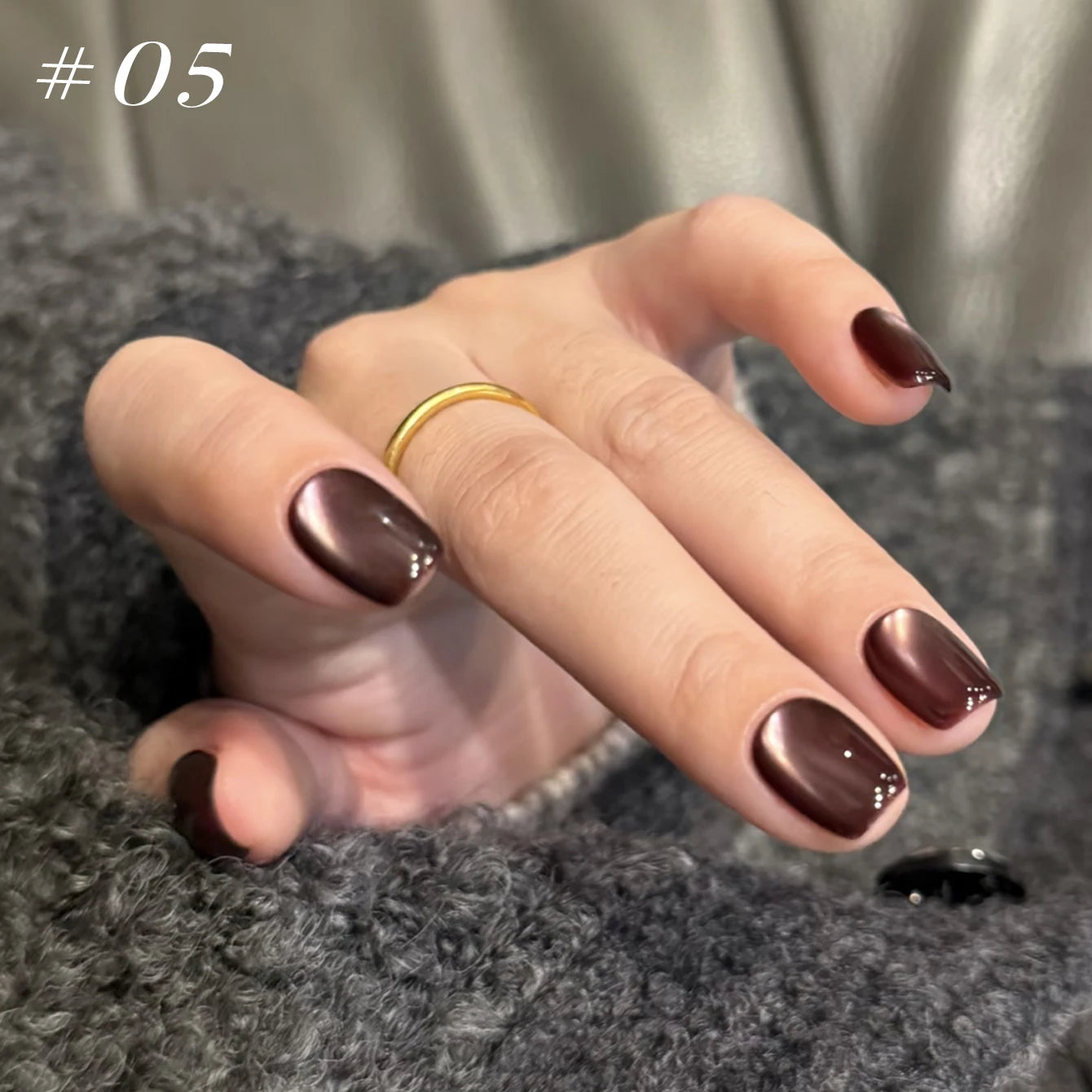 1-12 Uds. Esmalte de Uñas en Gel Magnético Ojo de Gato Marrón con Luz Azul, Larga Duración, Novedad 2026, Suministros para Uñas, Arte de Uñas, Venta Caliente