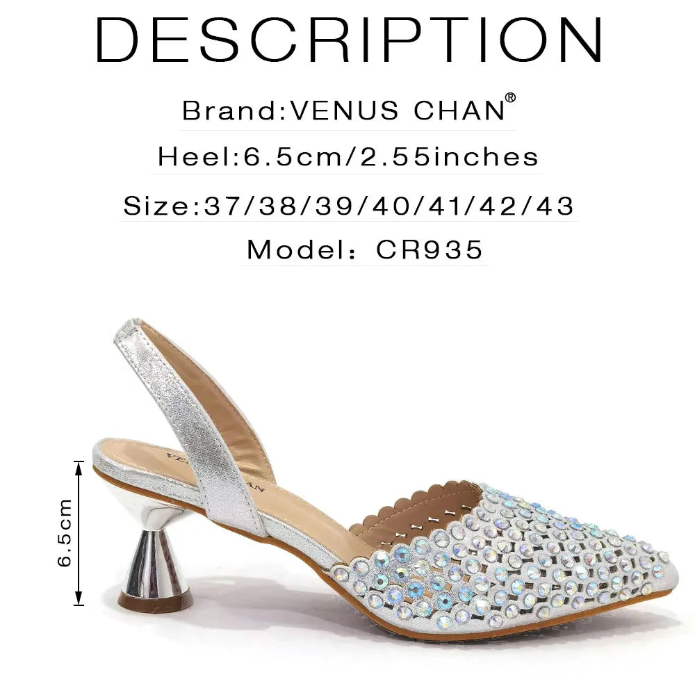 Sandalias con fondo de Muffin decoradas con cuentas para mujer, zapatos y bolso cómodos y versátiles, elegantes, a la moda, verano, 2023