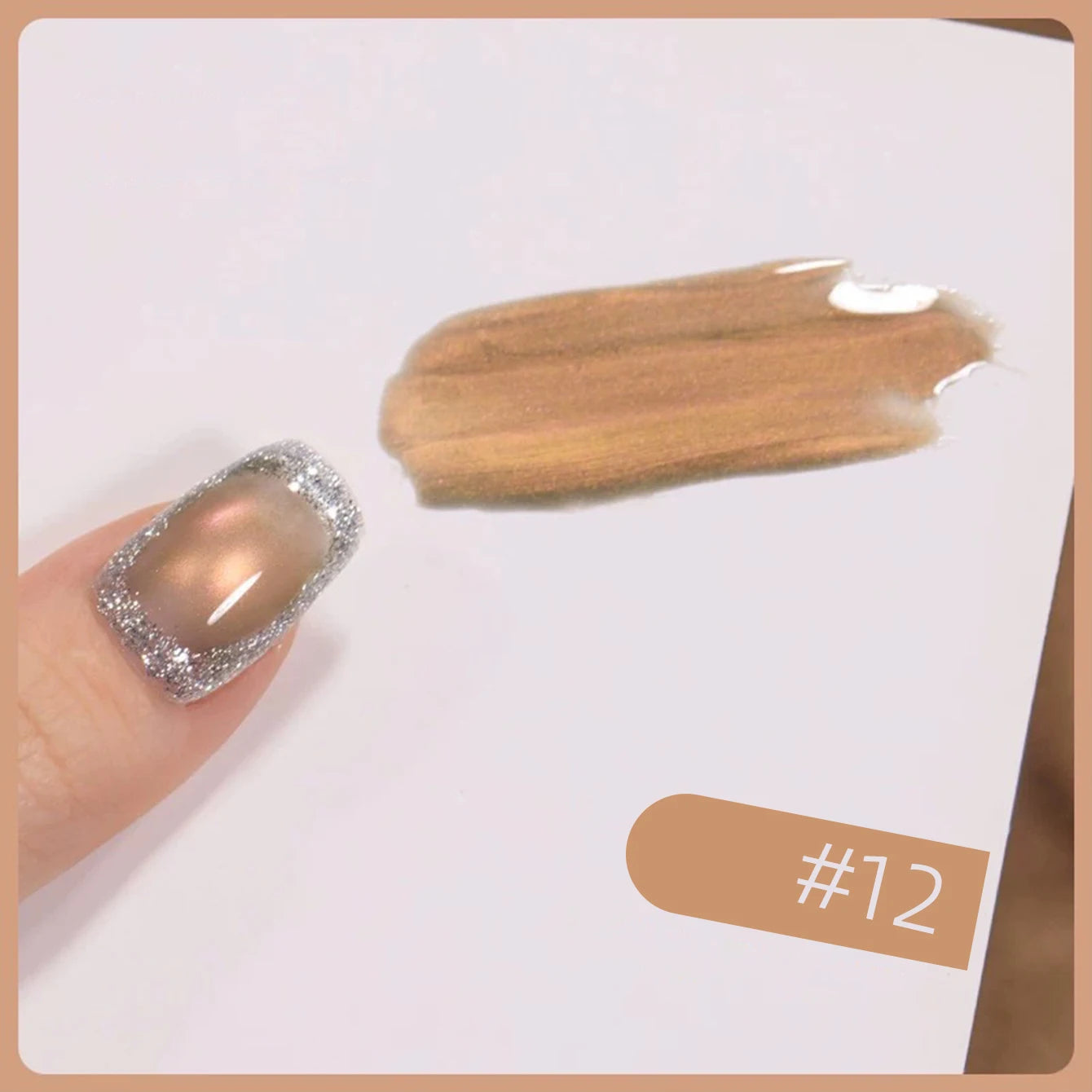 1-12 Uds. Esmalte de Uñas en Gel Magnético Ojo de Gato Marrón con Luz Azul, Larga Duración, Novedad 2026, Suministros para Uñas, Arte de Uñas, Venta Caliente