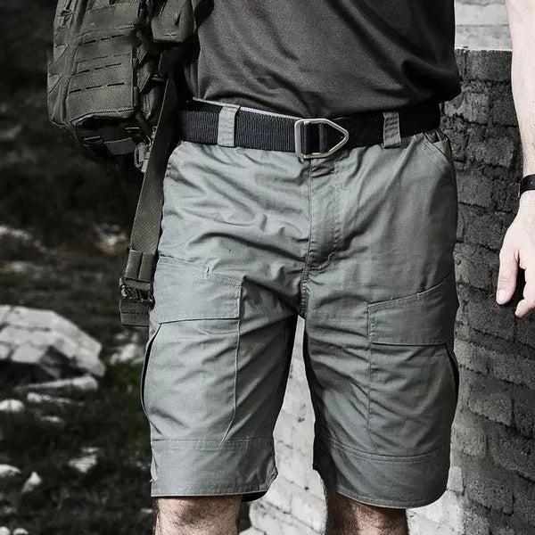Pantalones cortos tácticos militares para hombre, pantalones cortos urbanos impermeables de senderismo, pantalones de campamento con múltiples bolsillos, talla grande, Verano