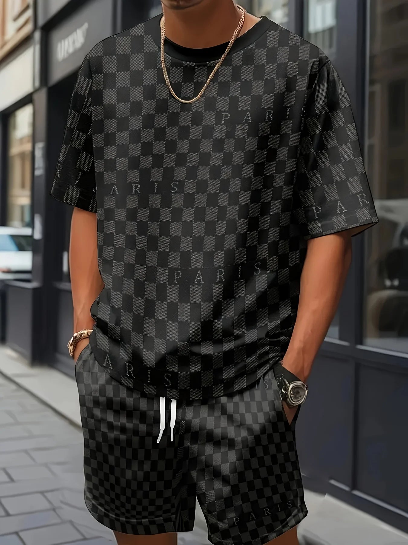 Conjunto de pantalones cortos de manga corta de poliéster con estampado 3D para hombre, conjunto transpirable informal de moda, uso diario, superventas de verano