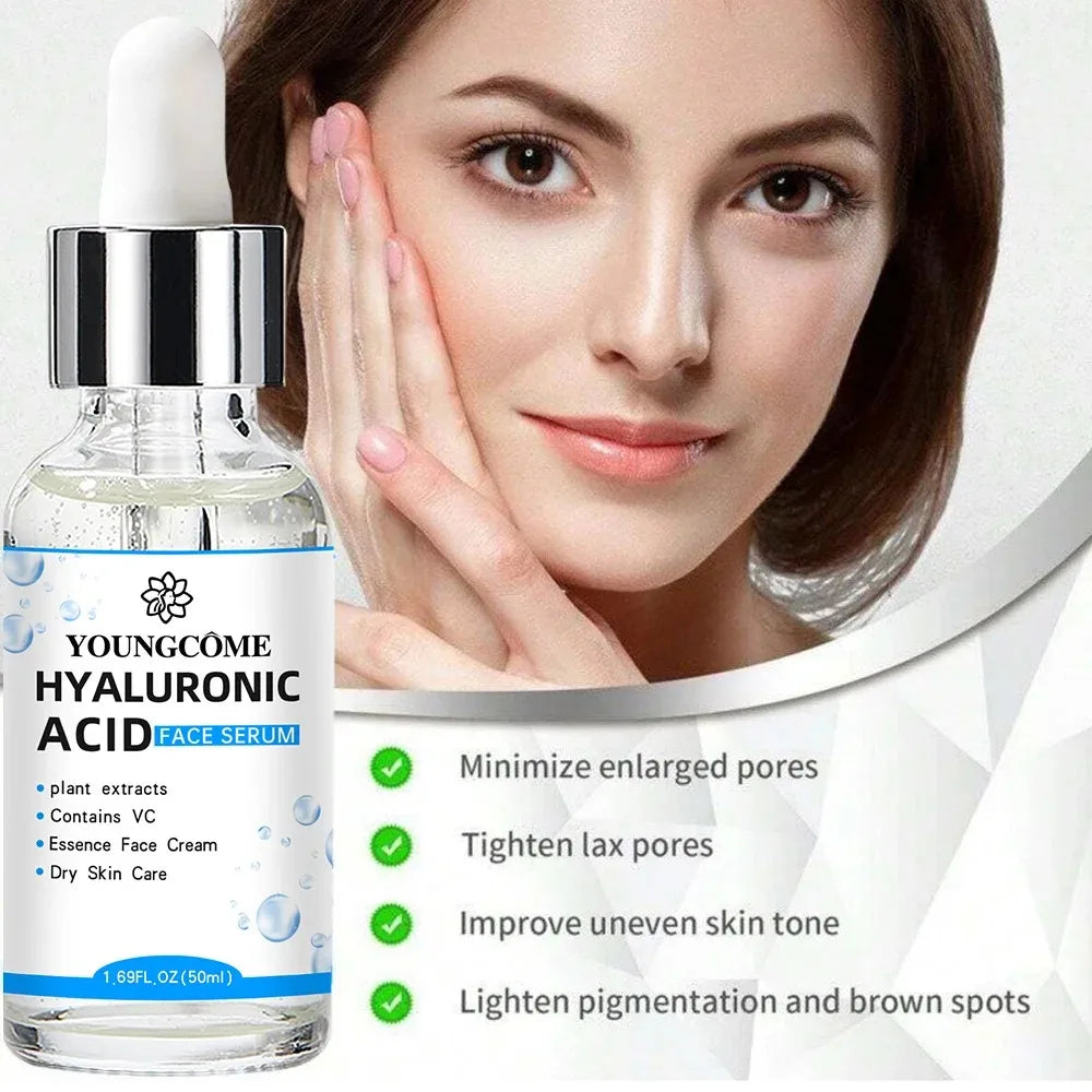 El ácido hialurónico ilumina el tono de la piel, reduce la piel seca hidratante Facial, hace que su piel suaviza productos coreanos para el cuidado de la piel