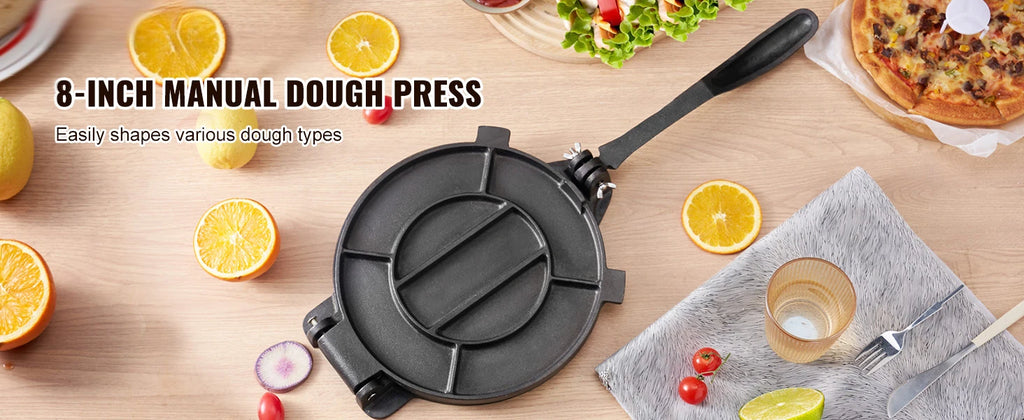SucceBuy Tortilla PressCast Iron Heavy Duty Tortilladora Press Dough Maker para Tortilla de Harina