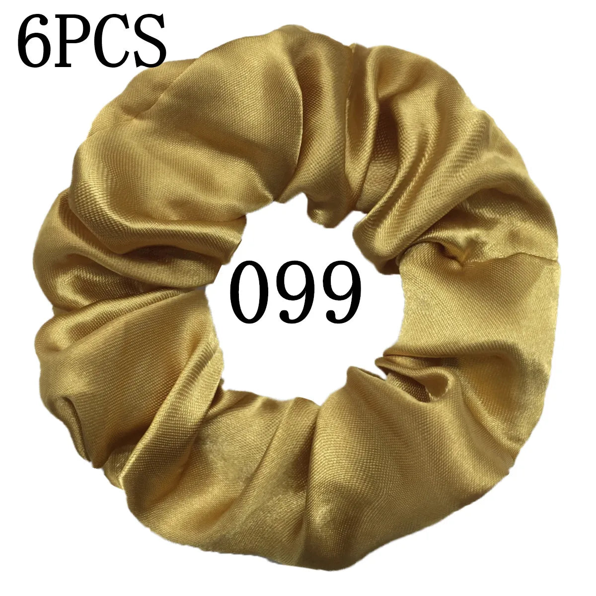 6 unids/lote, bandas para el pelo, lazos, cuerdas, soporte para cola de caballo para mujeres o niñas, accesorios, tocados de satén, Color sólido 100