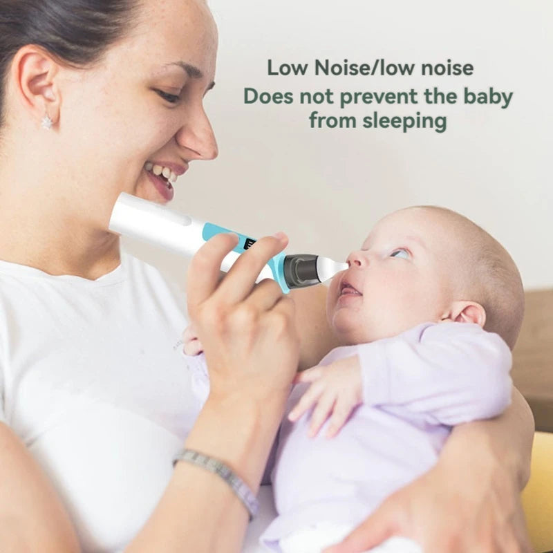 Aspirador Nasal eléctrico para bebé, nuevo patrón, versión de carga, aspirador Nasal para bebé recién nacido, succión, previene la congestión Nasal, 2025