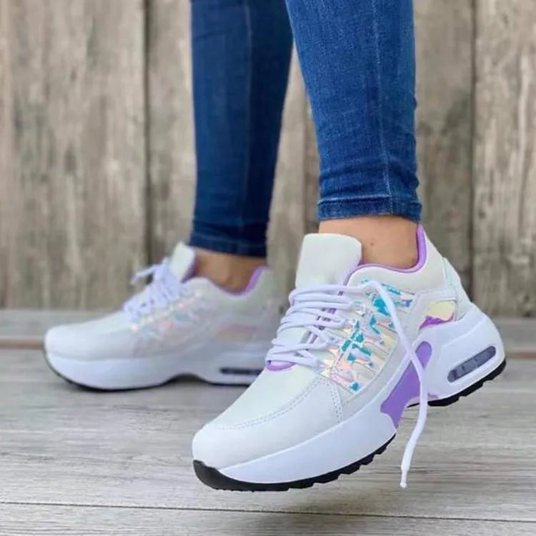 Tenis Mujer Zapatillas De deporte plataforma zapatos casuales para Mujer 2025 nueva comodidad malla antideslizante Zapatillas De correr De talla grande Zapatillas De Mujer