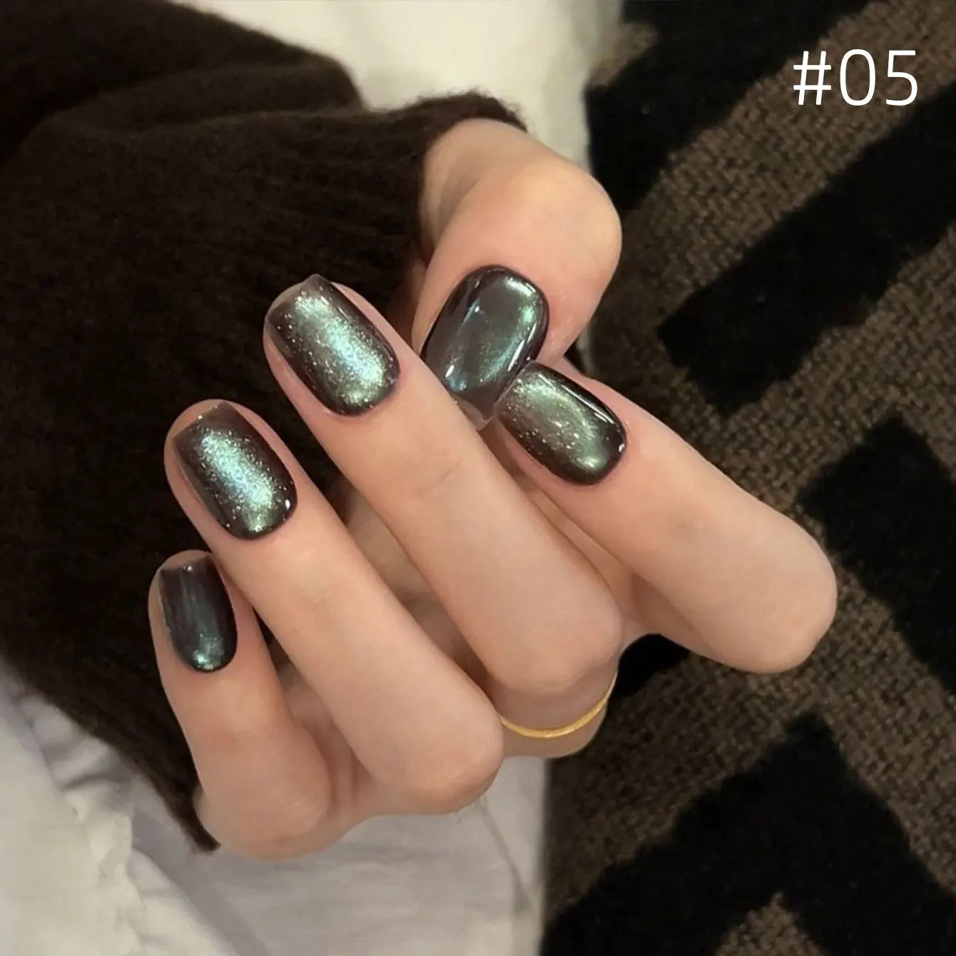 1-12 Uds. Esmalte de Uñas en Gel Magnético Ojo de Gato Marrón con Luz Azul, Larga Duración, Novedad 2026, Suministros para Uñas, Arte de Uñas, Venta Caliente