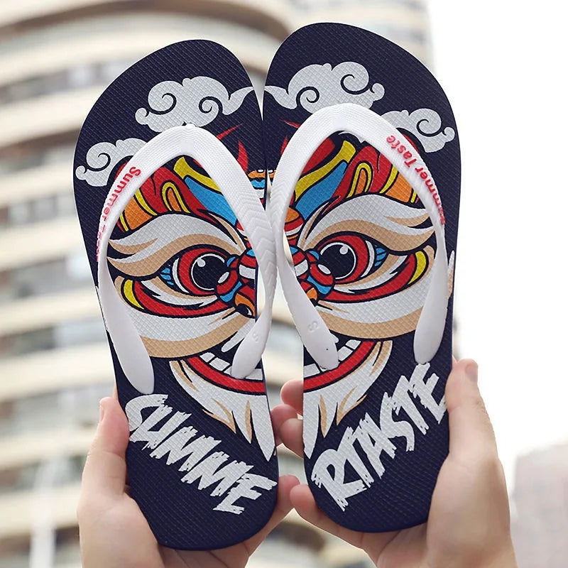 Chanclas antideslizantes para hombre, sandalias de playa ligeras informales de Corea para exteriores, zapatillas para el hogar, chanclas para estudiantes, novedad de 2022