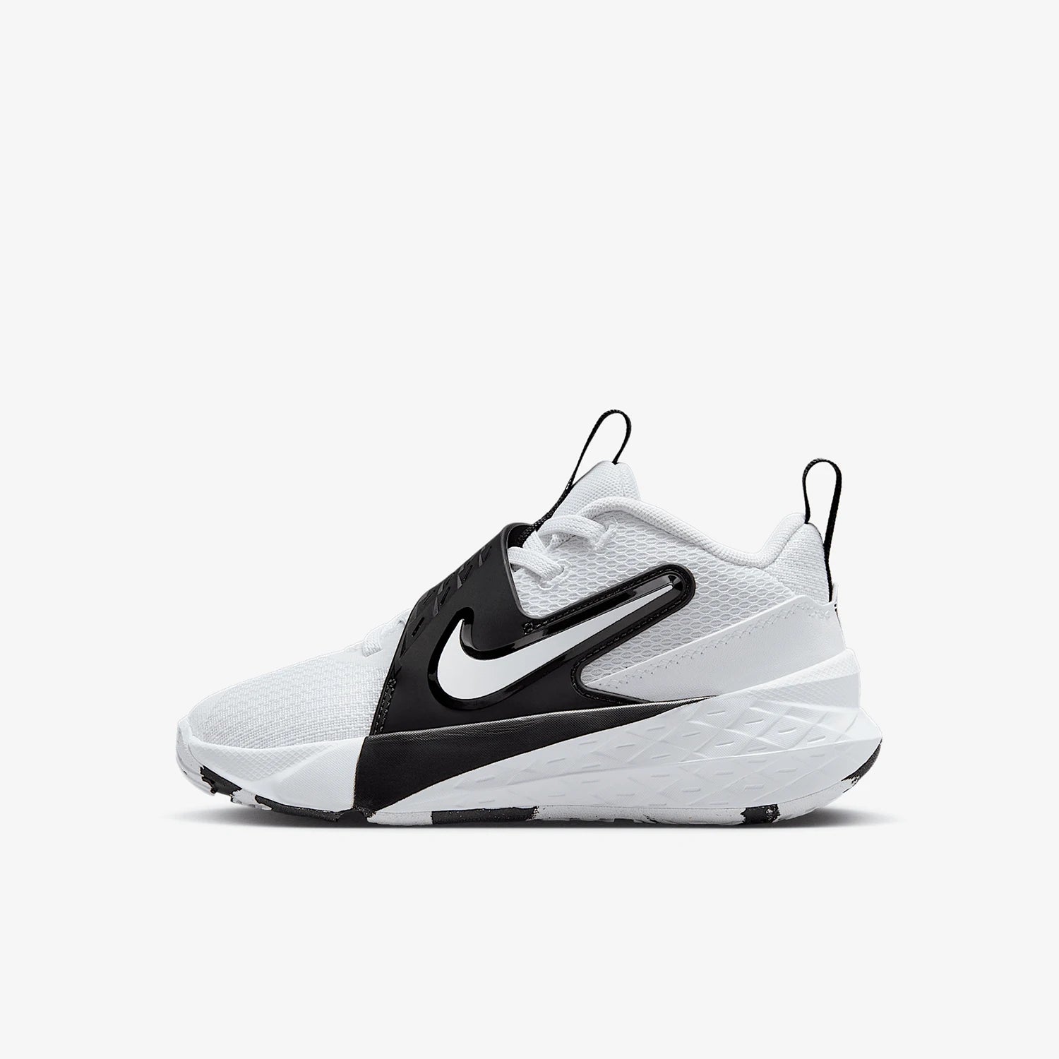 Zapatillas de baloncesto acolchadas Nike Authentic Team Hustle 12 para niños HF6280-101
