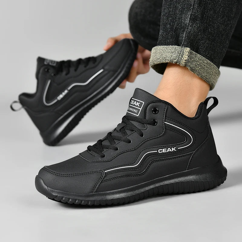 Zapatos de Chef de Hotel para las cuatro estaciones, antideslizantes, impermeables, a prueba de aceite, zapatos de trabajo de cocina, zapatillas ligeras y transpirables para caminar al aire libre para hombres