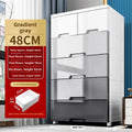 Cajonera Ultra Ancha de 48-58 cm con Color Degradado, Armario de Plástico para Niños, Unidad de Almacenamiento para el Hogar, Cómoda con Cajones