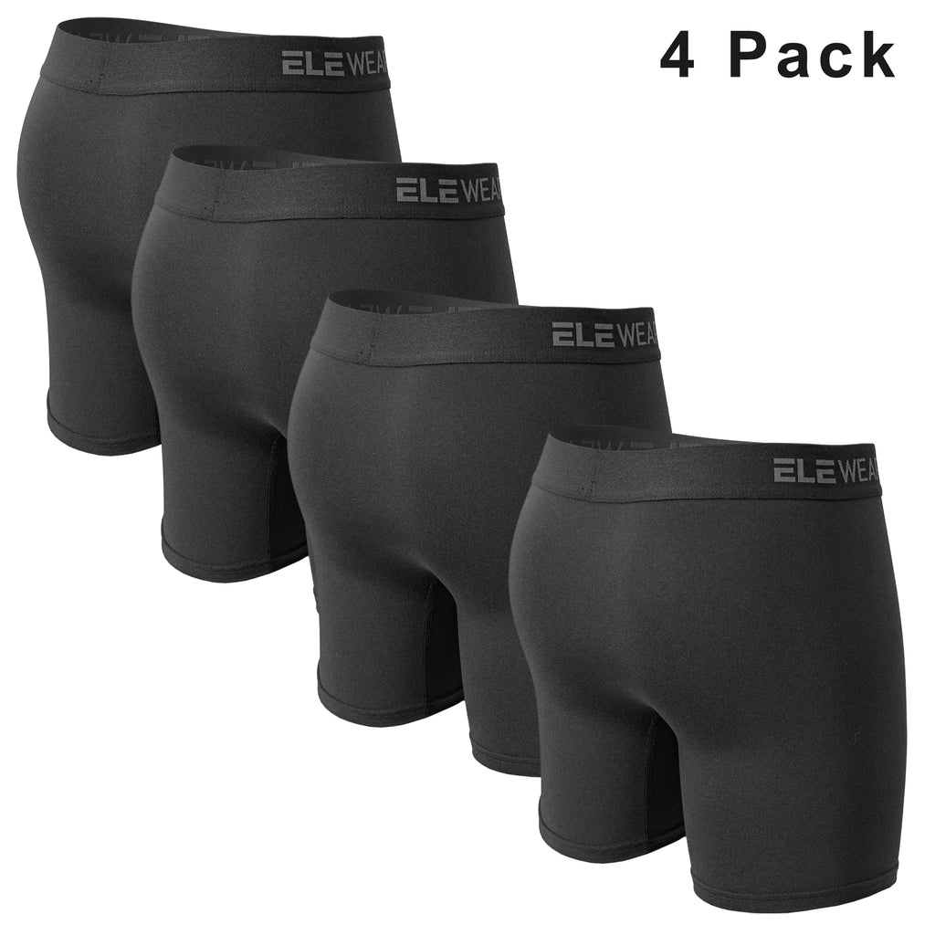 Paquete de 4 ropa interior para hombre con apertura, Boxershorts transpirables para hombre, calzoncillos de talla grande, Boxers de moda