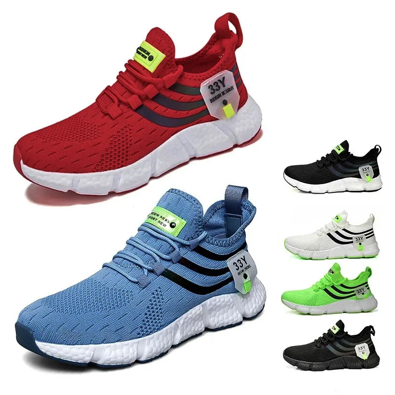 Zapatillas de deporte para hombre, zapatos informales clásicos transpirables, zapatillas de Tenis para hombre, novedad de 2024, zapatos cómodos de malla para exteriores para hombre, Tenis Masculino