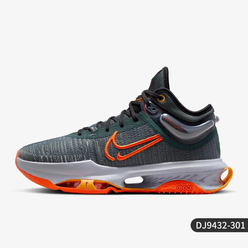 Nike oficial genuino primavera nuevos zapatos de baloncesto bajos transpirables con amortiguación para hombre DJ9432-301