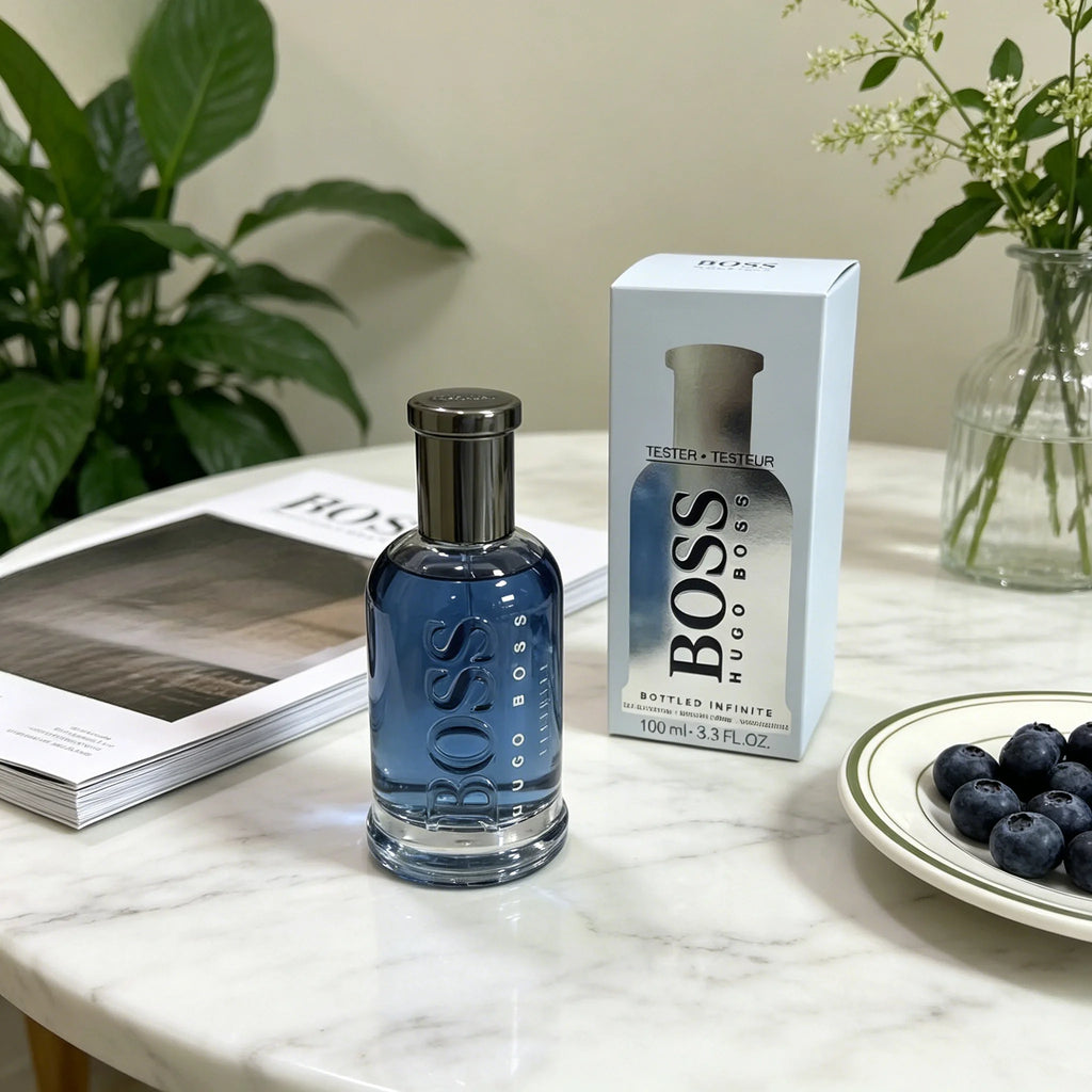 Hugo Boss Bottled Infinite Eau de Parfum – Colonia Amaderada para Hombre – Con Notas de Manzana, Pachulí, Lavanda y Madera de Sándalo – Larga Duración