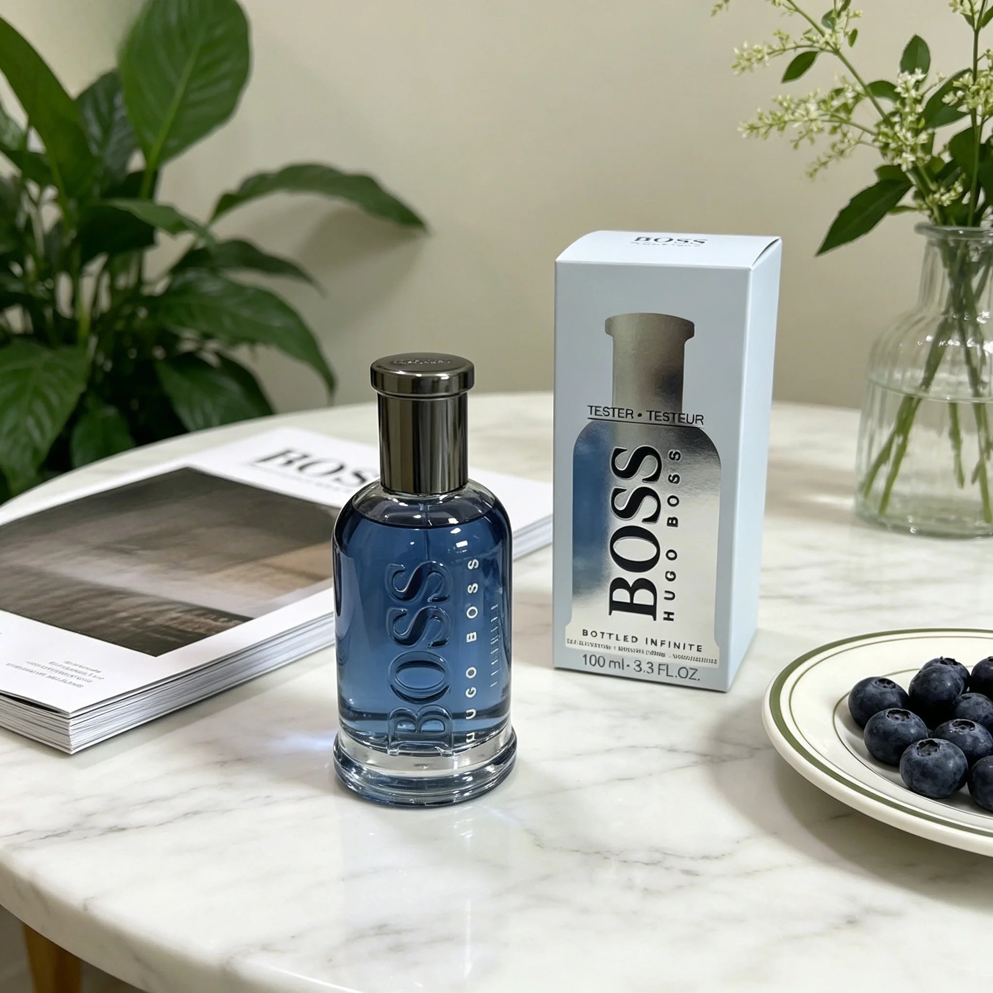 Hugo Boss Bottled Infinite Eau de Parfum – Colonia Amaderada para Hombre – Con Notas de Manzana, Pachulí, Lavanda y Madera de Sándalo – Larga Duración