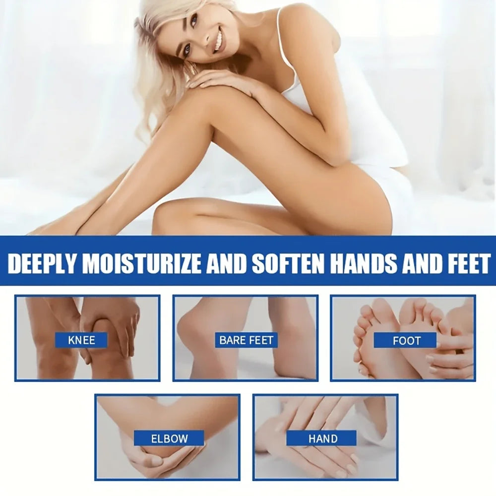 SUYARUN Crema para el cuidado de los pies con urea al 60% - Reparación intensiva del talón agrietado, eliminador de callos para pies secos - Absorción rápida de la piel del pie.