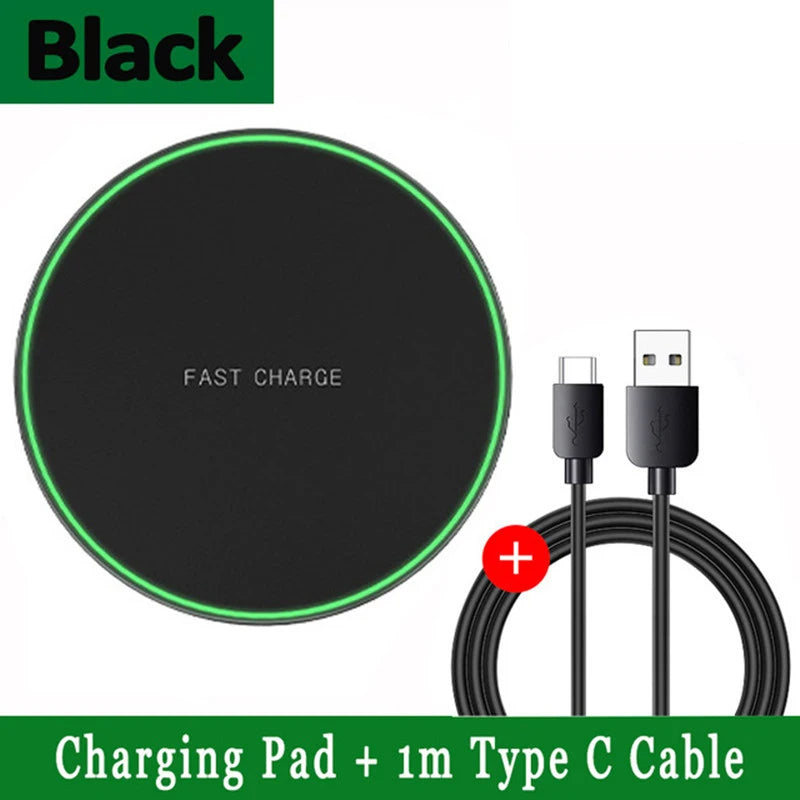 Cargador inalámbrico rápido de 100W, cargadores de teléfono móvil, soporte para iPhone 15, 14, 13, 12 Pro Max 8, estación de carga Samsung Xiaomi