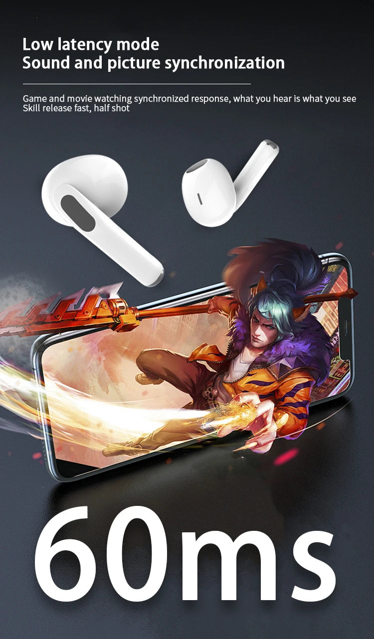 Auriculares inalámbricos Bluetooth UEESFIT TWS, auriculares internos Air Pro, auriculares deportivos con cancelación de ruido ANC para IPhone y Android