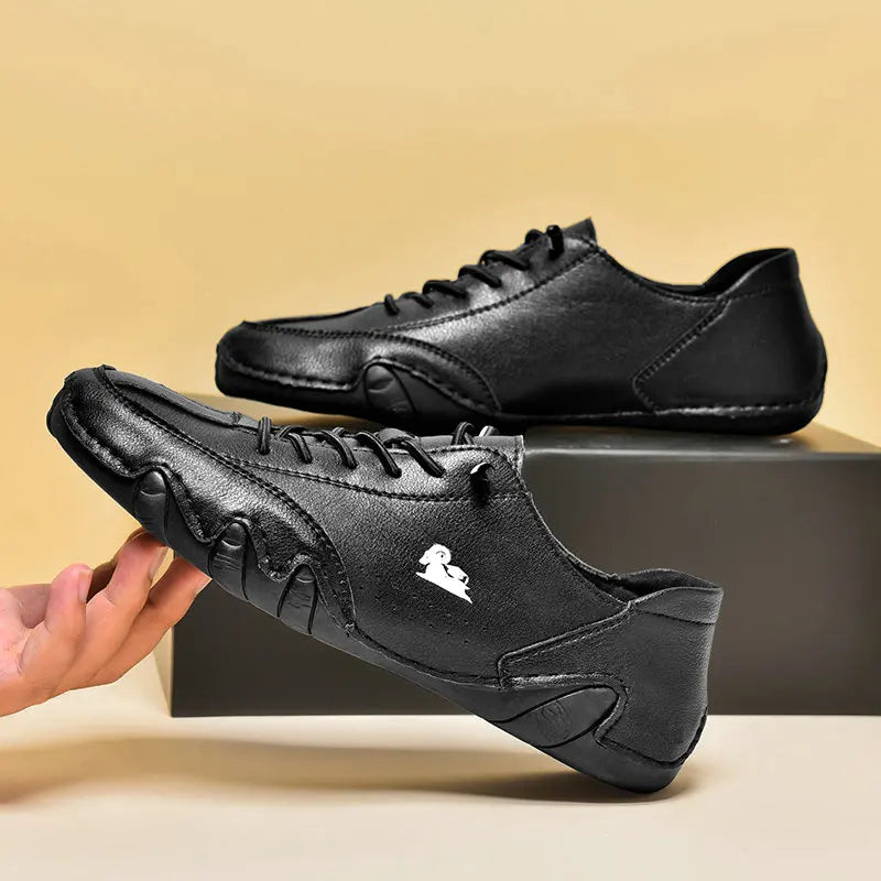 Zapatos de hombre para las cuatro estaciones, nuevos zapatos informales de talla grande, zapatos transpirables de suela suave a la moda para exteriores, zapatos deportivos para caminar para hombre