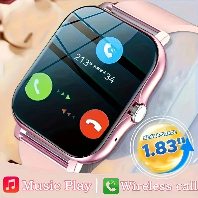 KESHUYOU 2025 nuevo reloj inteligente Bluetooth que habla oxígeno en sangre/Monitor de presión arterial reloj inteligente para mujeres hombres regalo de vacaciones