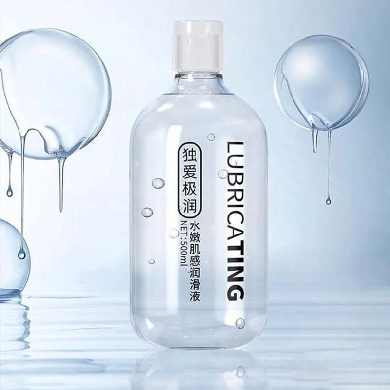 Lubricante íntimo a base de agua 60ML/200ML/500ML Hipoalergénico de secado rápido, no grasoso, fácil de limpiar para hombres y mujeres