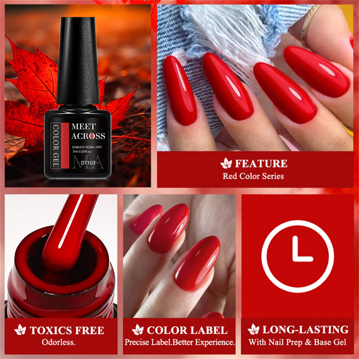 8 unids/set de esmalte de uñas de Gel fluorescente, barniz de Gel semipermanente colorido para decoración de uñas, suministros de manicura para uñas
