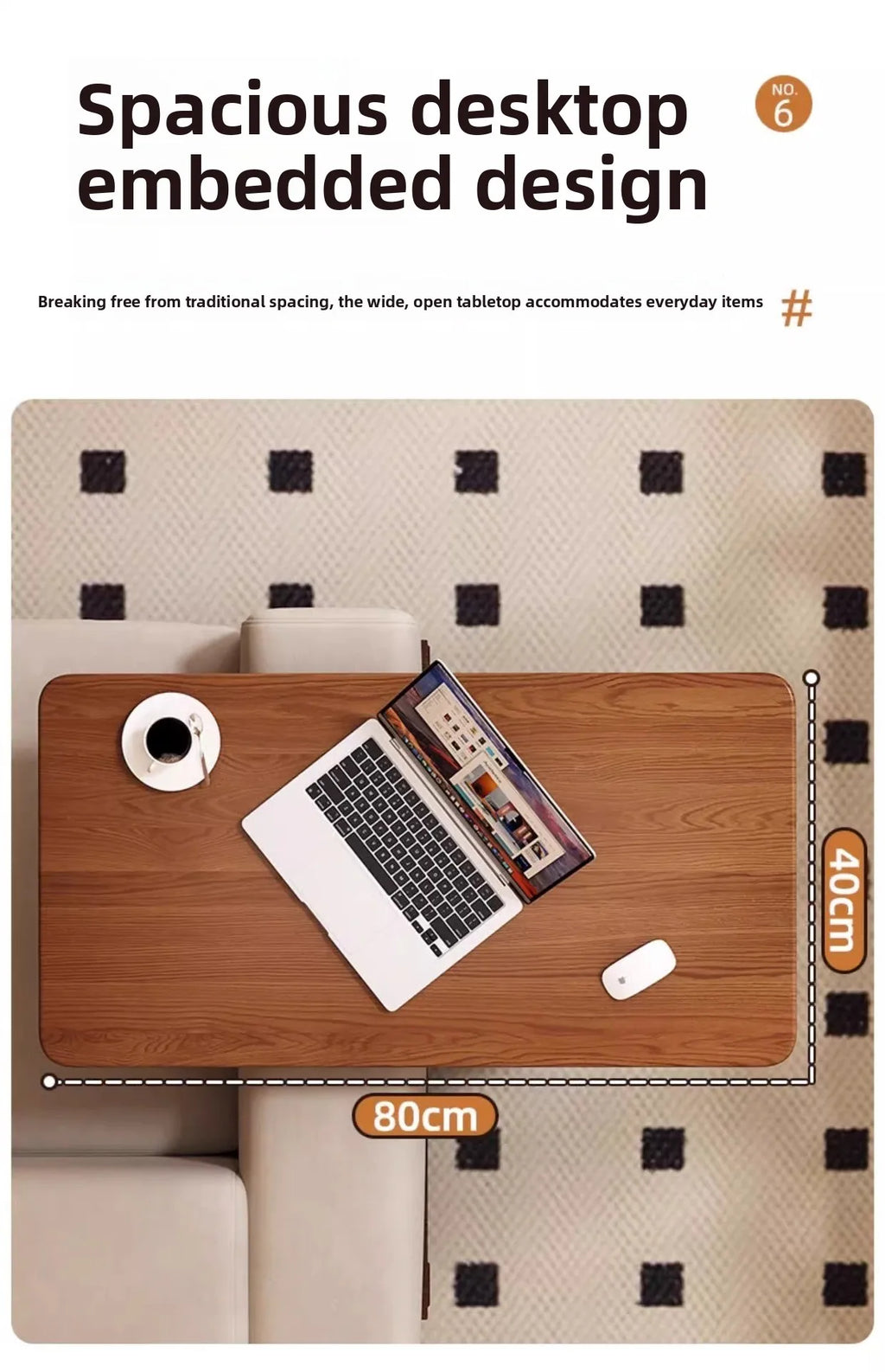 Mesa Auxiliar para Cama, Soporte para Portátil, Mesa de Noche, Accesorio de Oficina para Lectura, Tablero de Escritura, Escritorio para Computadora