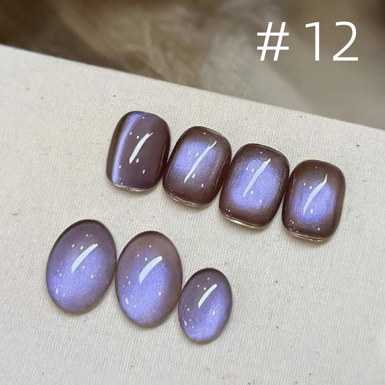 1-12 Uds. Esmalte de Uñas en Gel Magnético Ojo de Gato Marrón con Luz Azul, Larga Duración, Novedad 2026, Suministros para Uñas, Arte de Uñas, Venta Caliente
