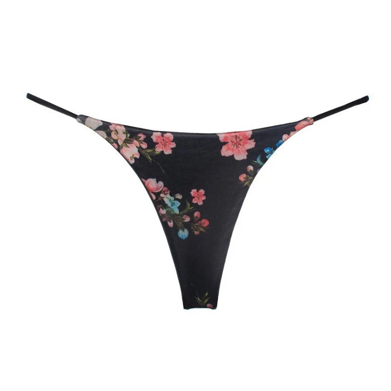 Bragas de algodón con estampado de leopardo para mujer, bragas sexis, Tanga de cintura baja, Bikini con espalda en T, ropa interior sin costuras, lencería femenina, talla S-XXL