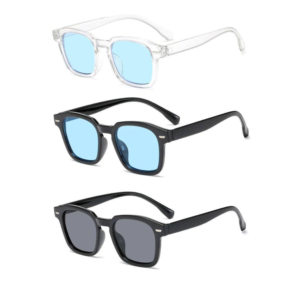Gafas de sol cuadradas de la marca RMM, de alta calidad, con diseño de polígono, a la moda, para hombre, estilo hip hop, retro, para mujer