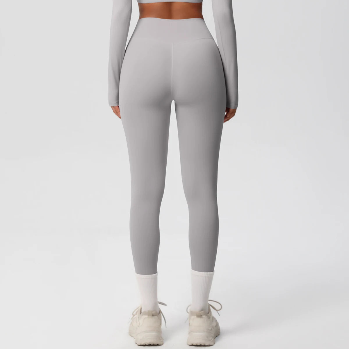 Mallas de Yoga de cintura alta para mujer, mallas con sensación desnuda, Fitness, correr, pantalones de Yoga, mallas ajustadas de gimnasio energético, mallas de entrenamiento informales