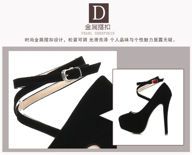 Novedad de verano, moda europea americana, tacones altos con correa en el tobillo para mujer, zapatos de vestir para fiesta y discoteca, cómodos y elegantes