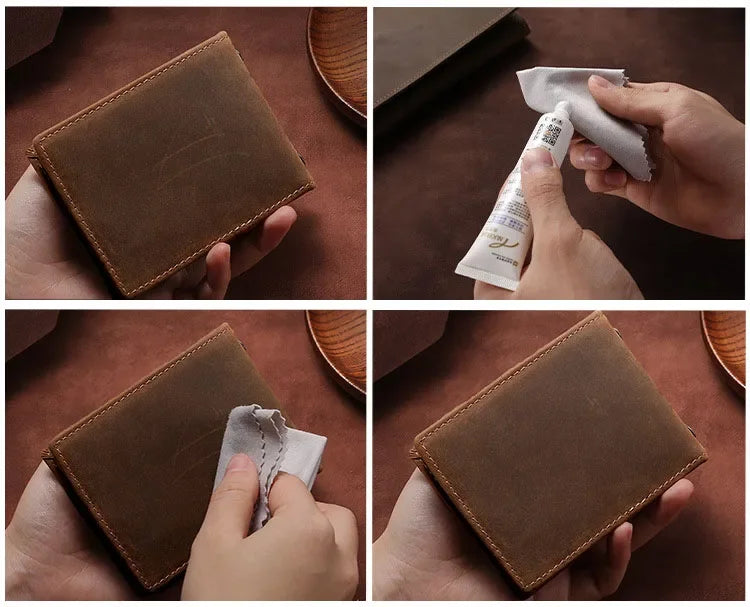 Tarjetero de cuero auténtico para hombre, cartera para documentos de coche, de alta calidad, para licencia de conducir, 8,2x10,5 cm