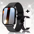 KESHUYOU 2025 nuevo reloj inteligente Bluetooth que habla oxígeno en sangre/Monitor de presión arterial reloj inteligente para mujeres hombres regalo de vacaciones