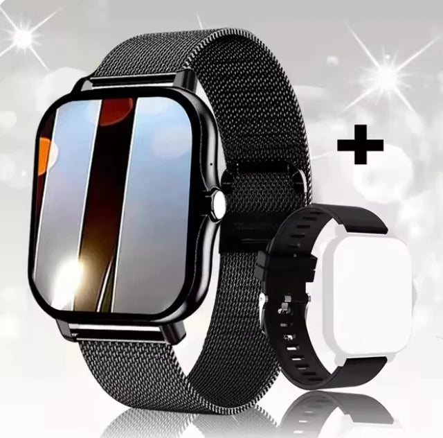 KESHUYOU 2025 nuevo reloj inteligente Bluetooth que habla oxígeno en sangre/Monitor de presión arterial reloj inteligente para mujeres hombres regalo de vacaciones