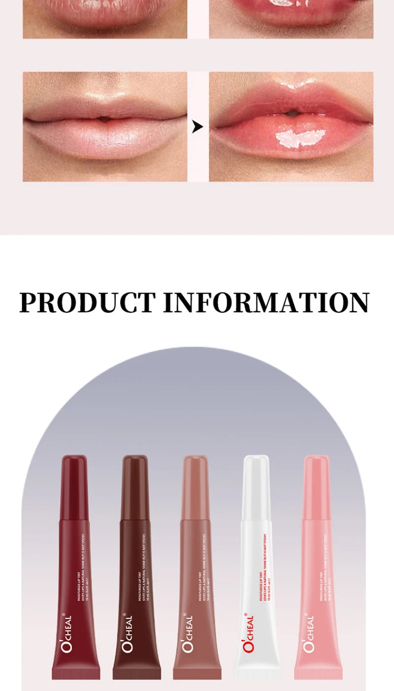 Bálsamo labial hidratante, espejo, brillo de labios, vainilla, menta, café helado, pastel, olor, lápiz labial, maquillaje de aceite de labios transparente