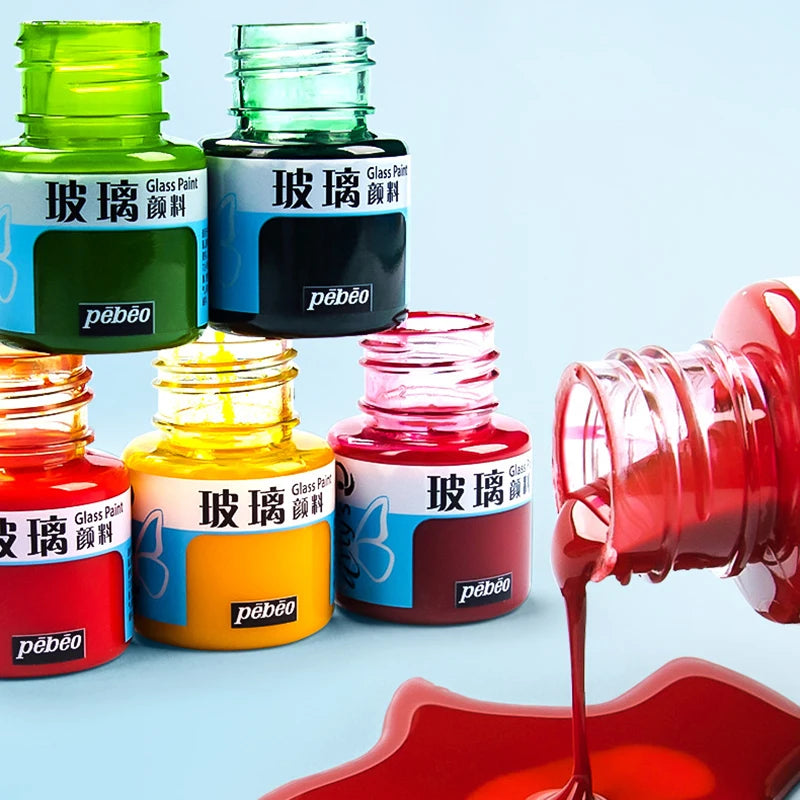 Botella de colores de pintura acrílica, 24 colores, 20/25 ml, pigmento de Graffiti hecho a mano DIY para dibujo de artista, pintura de Color agua de vidrio Gouache