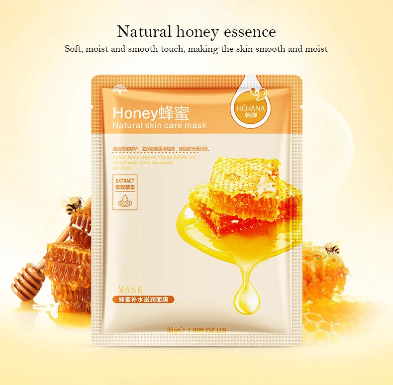 Mascarilla Facial de plantas naturales, máscara Facial hidratante, Control de aceite, antienvejecimiento, fruta, Aloe, hoja coreana, productos de belleza y cuidado de la piel, 30 piezas