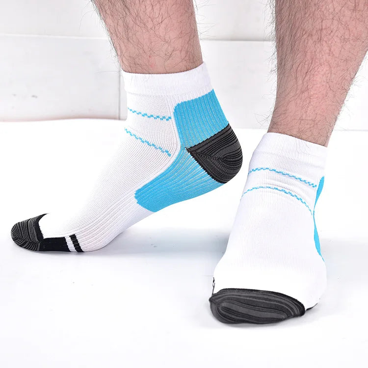 1 par de calcetines para fascitis plantar con soporte para el arco para hombres y mujeres, los mejores calcetines de compresión para el tobillo para aliviar el dolor en el pie y el talón,