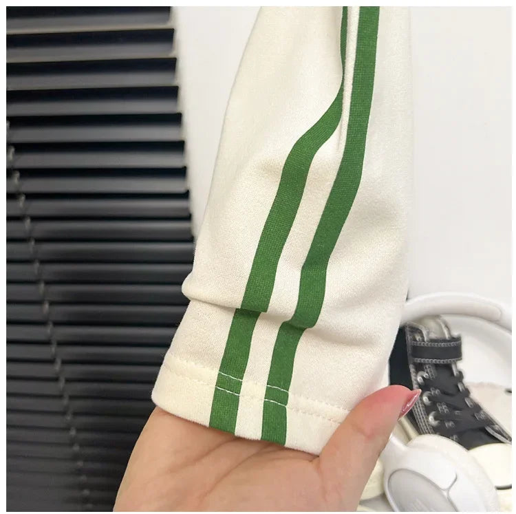 Traje de manga corta para niños, conjunto a rayas para niñas y niños, Tops de verano + ropa corta para bebés, novedad de 2024