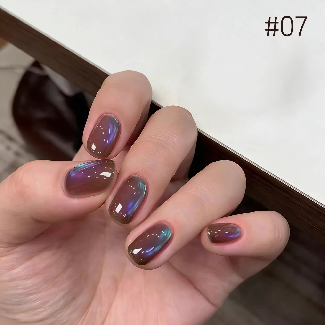 1-12 Uds. Esmalte de Uñas en Gel Magnético Ojo de Gato Marrón con Luz Azul, Larga Duración, Novedad 2026, Suministros para Uñas, Arte de Uñas, Venta Caliente