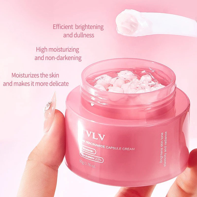 Marca Vc cápsula crema para arrugas nuevo colágeno hidratación profunda reafirmante brillo piel Facial delicada crema suave
