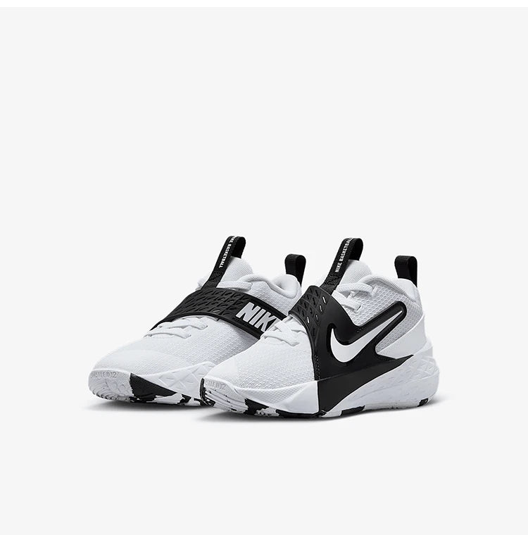 Zapatillas de baloncesto acolchadas Nike Authentic Team Hustle 12 para niños HF6280-101