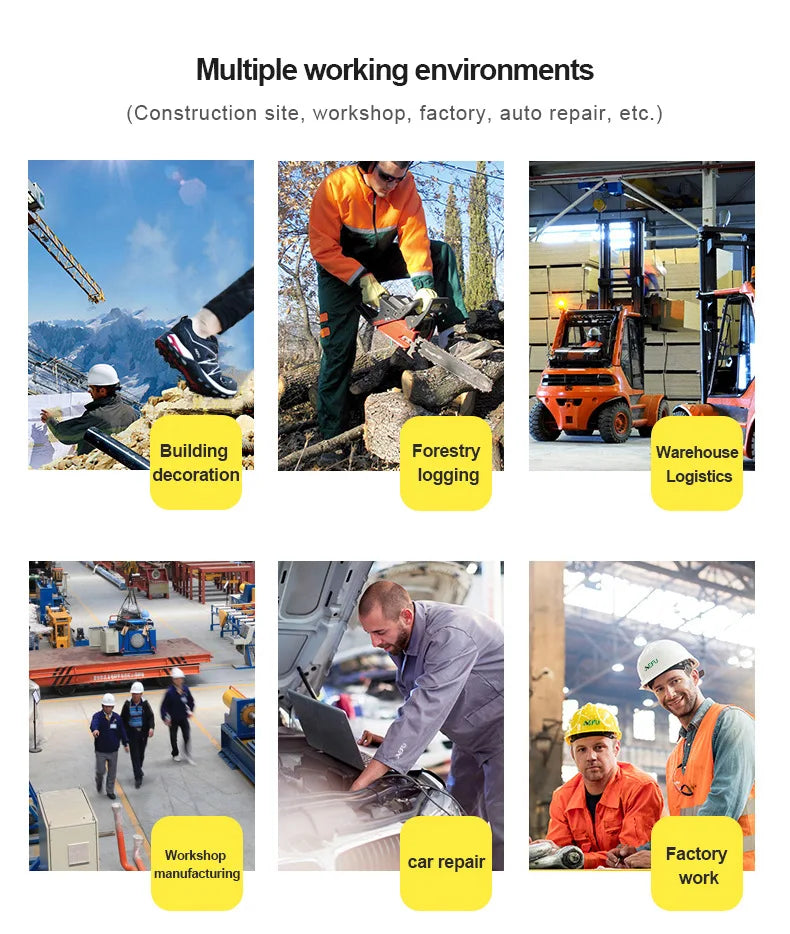 Zapatos de seguridad para el trabajo para mujeres y hombres, zapatillas de trabajo antipinchazos, zapatos indestructibles con botón giratorio, botas de trabajo antideslizantes